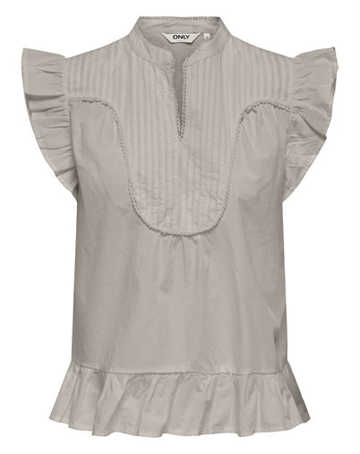 Only - OnlAdda V-neck Top - Chateau Gray